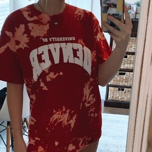 university of denver oversized t-shirt
